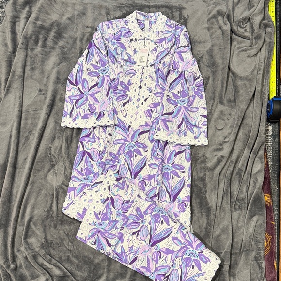 Lilly Pulitzer Shealyn 3/4 sleeve stretch maxi caftan - Picture 1 of 7